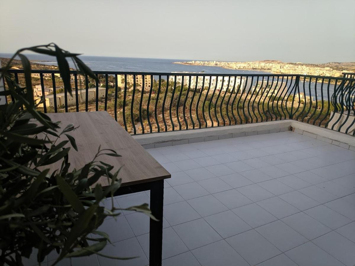 Gaia Penthouse Sea And Country Views Home San Pawl il-Baħar Eksteriør bilde