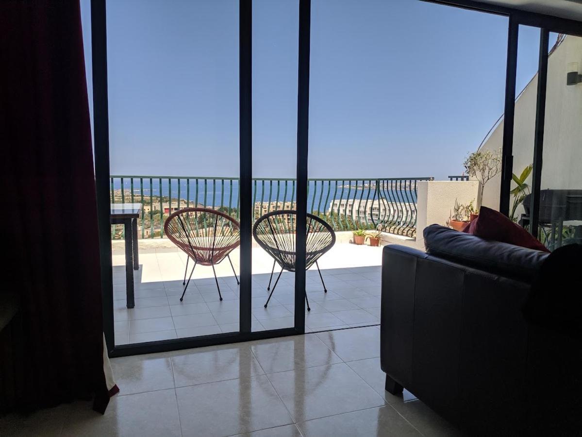 Gaia Penthouse Sea And Country Views Home San Pawl il-Baħar Eksteriør bilde